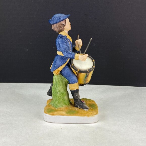 Vintage Lefton 2041 Spirit of 76 Boy Drummer Figurine - Picture 4 of 10